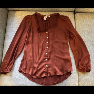 Dolan west coat / Anthropologie blouse